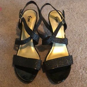 Black Sparkly Heels
